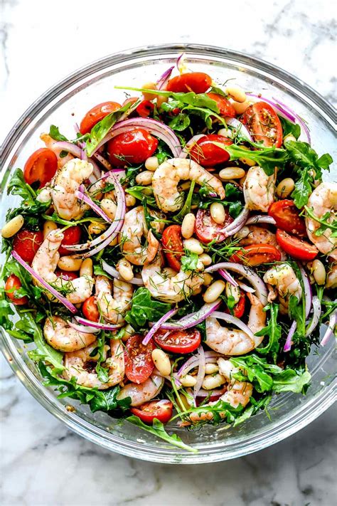 How does Mediterranean Shrimp Salad fit into your Daily Goals - calories, carbs, nutrition