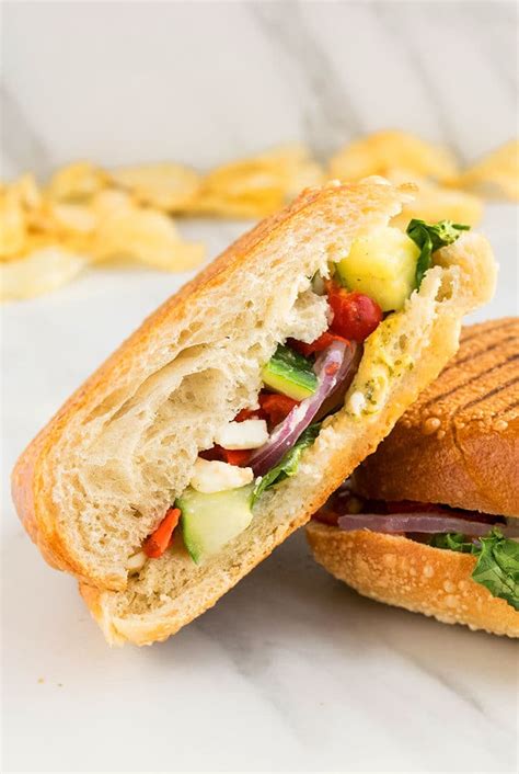 How does Mediterranean Vegetable Sandwich - Half Order fit into your Daily Goals - calories, carbs, nutrition