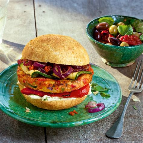 How does Mediterranean Veggie Burgers fit into your Daily Goals - calories, carbs, nutrition