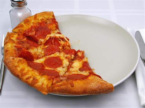 How does Medium Pepperoni Slice fit into your Daily Goals - calories, carbs, nutrition