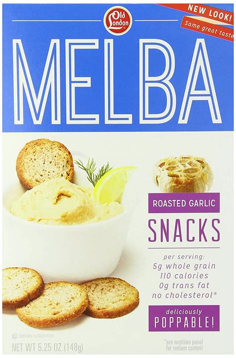 How does Melba Snacks - Roasted Garlic fit into your Daily Goals - calories, carbs, nutrition