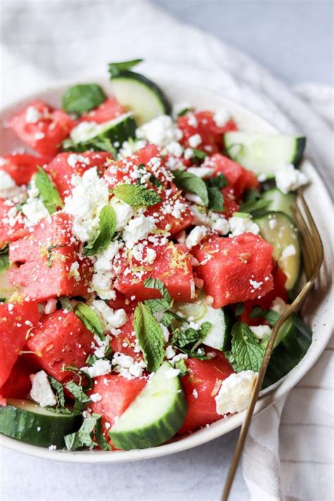 How does Melon, Mint and Feta Salad fit into your Daily Goals - calories, carbs, nutrition