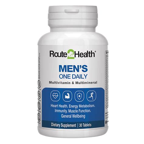 How does Men's One Daily Multivitamin fit into your Daily Goals - calories, carbs, nutrition