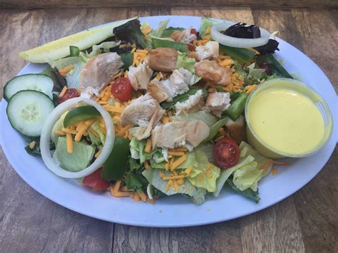 How does Mesquite Chicken Salad Plate fit into your Daily Goals - calories, carbs, nutrition