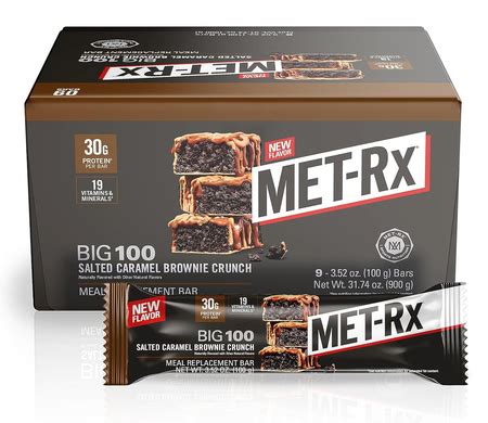 How does Met-Rx Brownie fit into your Daily Goals - calories, carbs, nutrition