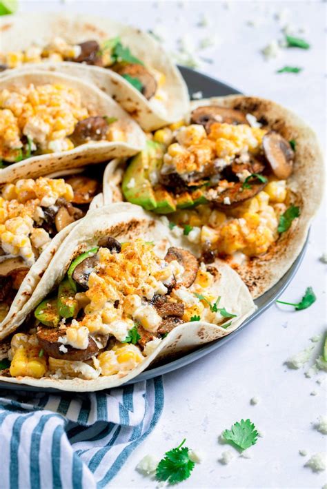 How does Mexican Mushroom Street Corn Taco fit into your Daily Goals - calories, carbs, nutrition