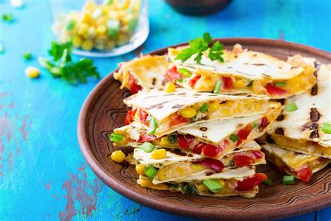 How does Mexican Vegetable Quesadilla fit into your Daily Goals - calories, carbs, nutrition