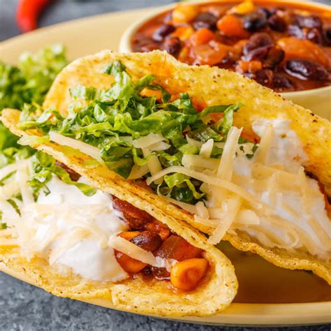 How does Mexican Vegetarian Soft Tacos fit into your Daily Goals - calories, carbs, nutrition