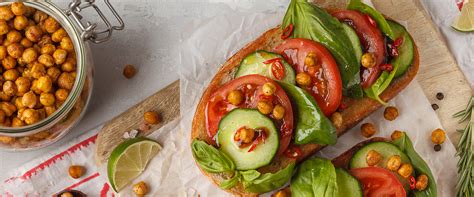 How does Middle Eastern Chickpea Toast fit into your Daily Goals - calories, carbs, nutrition