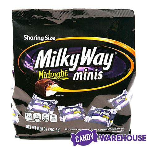 How does Milky Way Midnight Mini fit into your Daily Goals - calories, carbs, nutrition