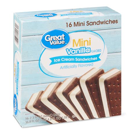 How does Mini Ice Cream Sandwich fit into your Daily Goals - calories, carbs, nutrition