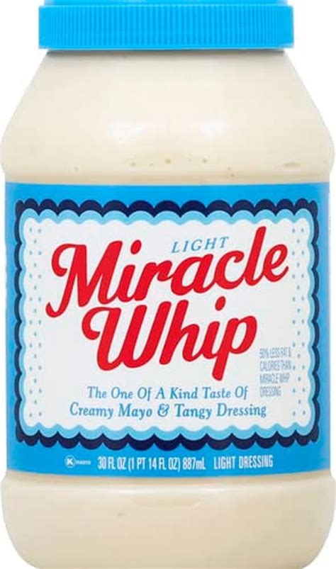 How does Miracle Whip Light Dressing fit into your Daily Goals - calories, carbs, nutrition