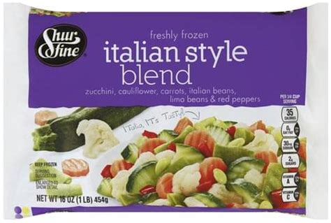 How does Mixed Vegetables - Italian Blend fit into your Daily Goals - calories, carbs, nutrition