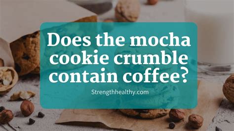 How does Mocha Cookie fit into your Daily Goals - calories, carbs, nutrition