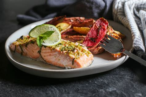 How does Mojito Salmon fit into your Daily Goals - calories, carbs, nutrition