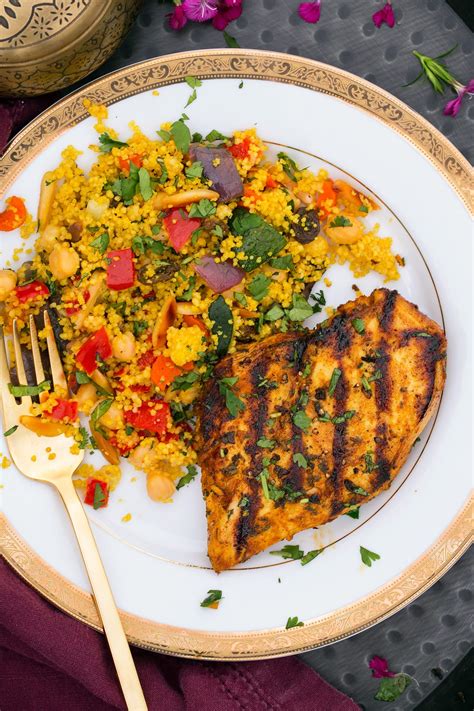 How does Moroccan Grilled Chicken with Pineapple Lentils fit into your Daily Goals - calories, carbs, nutrition