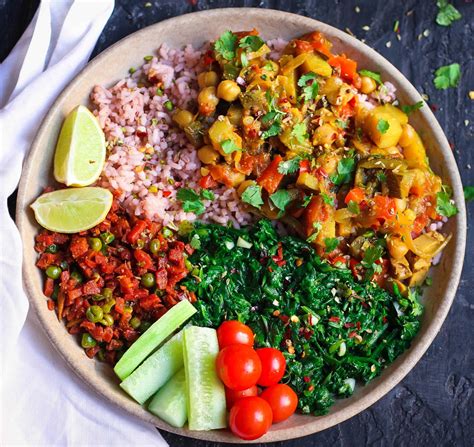 How does Moroccan Vegetable Saute with Rice fit into your Daily Goals - calories, carbs, nutrition