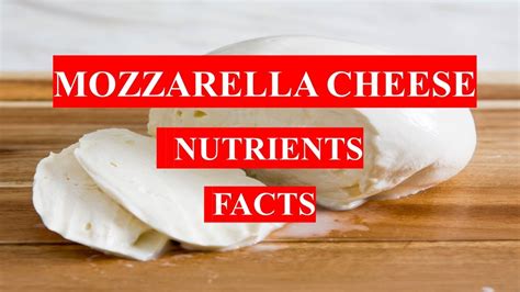 How does Mozzarella fit into your Daily Goals - calories, carbs, nutrition