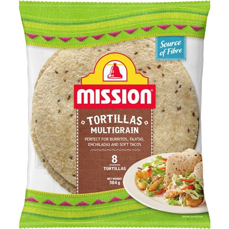 How does Multi-Grain Tortilla fit into your Daily Goals - calories, carbs, nutrition