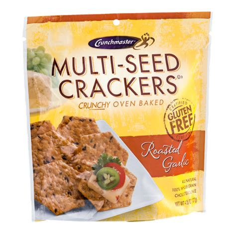 How does Multi-Seed Roasted Garlic Crackers (14 Crackers) fit into your Daily Goals - calories, carbs, nutrition