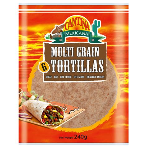How does Multigrain Tortilla fit into your Daily Goals - calories, carbs, nutrition