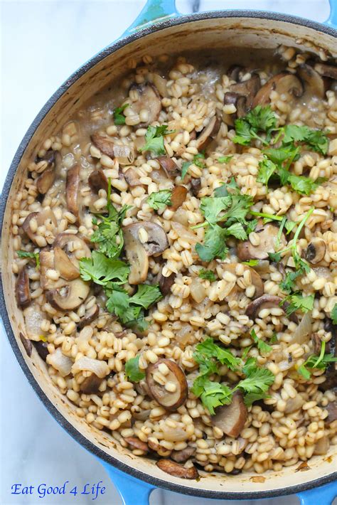 How does Mushroom Barley Risotto fit into your Daily Goals - calories, carbs, nutrition