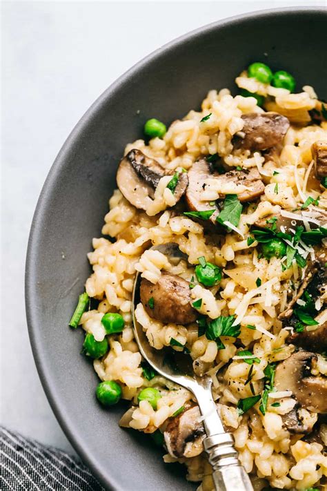 How does Mushroom Risotto fit into your Daily Goals - calories, carbs, nutrition