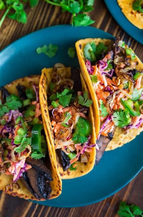 How does Mushroom Soy Tacos with Roasted Salsa and Jicama Kale Slaw (107148.0) fit into your Daily Goals - calories, carbs, nutrition