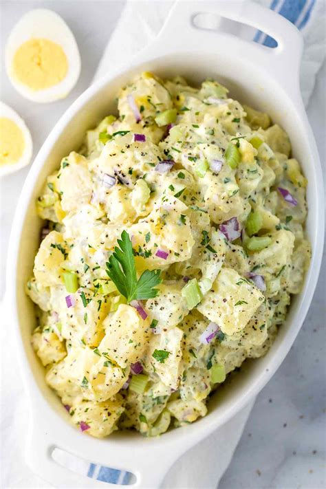 How does Mustard Potato Salad fit into your Daily Goals - calories, carbs, nutrition