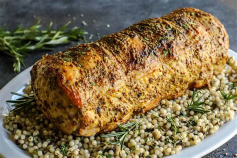 How does Mustard Rubbed Roast Pork Loin fit into your Daily Goals - calories, carbs, nutrition