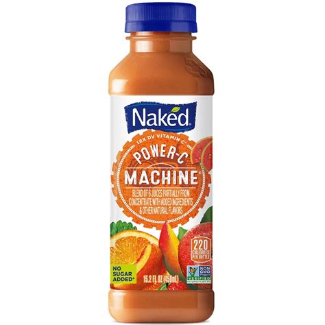 How does Naked Juice, Power-C, 152 oz fit into your Daily Goals - calories, carbs, nutrition