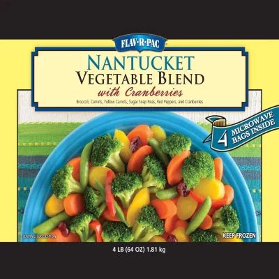 How does Nantucket Vegetable Blend fit into your Daily Goals - calories, carbs, nutrition