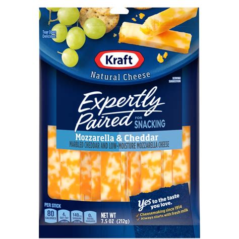 How does Natural Cheese Mild Cheddar Cheese Sticks fit into your Daily Goals - calories, carbs, nutrition