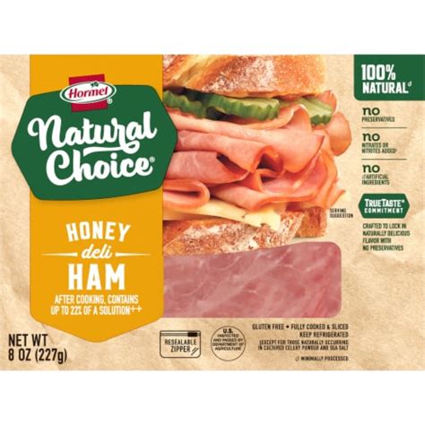 How does Natural Choice Honey Deli Ham fit into your Daily Goals - calories, carbs, nutrition
