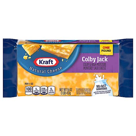 How does Natural Colby-Jack fit into your Daily Goals - calories, carbs, nutrition