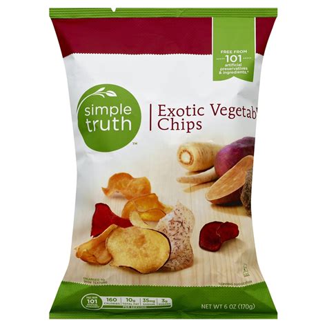 How does Natural Exotic Vegetable Chips fit into your Daily Goals - calories, carbs, nutrition