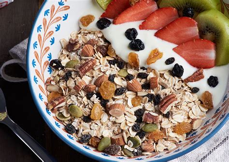 How does Natural Muesli, Fruit & Nut fit into your Daily Goals - calories, carbs, nutrition