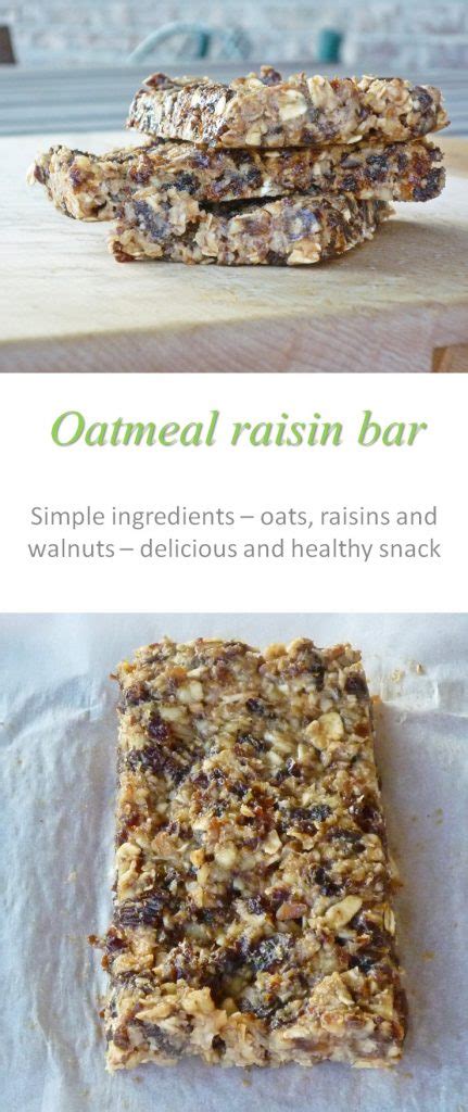 How does Natural Oatmeal Raisin Bar fit into your Daily Goals - calories, carbs, nutrition