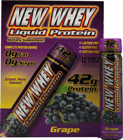 How does New Whey Liquid Protein 42 fit into your Daily Goals - calories, carbs, nutrition