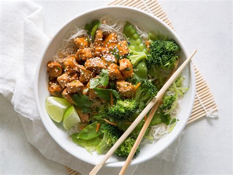 How does Noodle Bowl, Asian Chicken fit into your Daily Goals - calories, carbs, nutrition