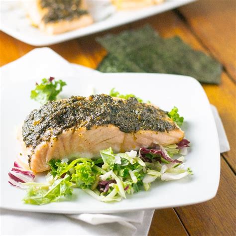 How does Nori-Crusted Salmon fit into your Daily Goals - calories, carbs, nutrition