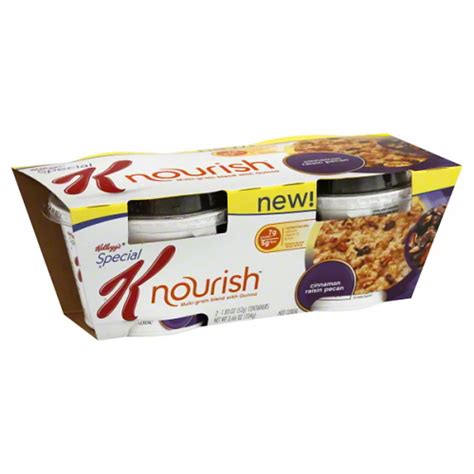 How does Nourish - Cinnamon Raisin Pecan fit into your Daily Goals - calories, carbs, nutrition