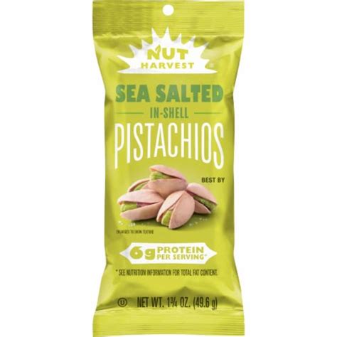 How does Nut Pistachio Nut Harvest 1.75 oz fit into your Daily Goals - calories, carbs, nutrition