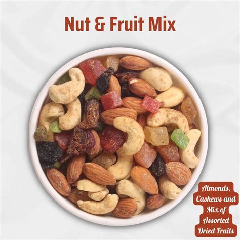 How does Nut and Fruit Mix fit into your Daily Goals - calories, carbs, nutrition
