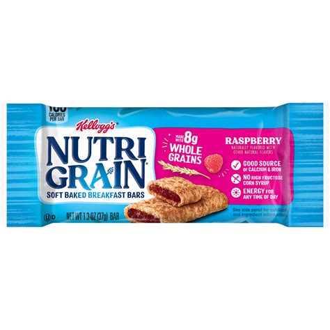 How does Nutri Grain Bar, Raspberry, 13 oz fit into your Daily Goals - calories, carbs, nutrition