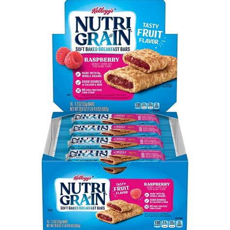 How does Nutri-Grain Bar - Raspberry fit into your Daily Goals - calories, carbs, nutrition