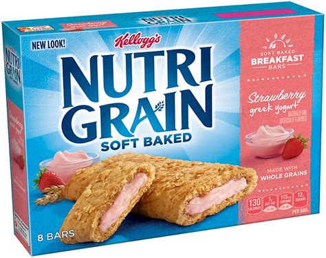 How does Nutri-Grain Strawberry Yogurt Bar fit into your Daily Goals - calories, carbs, nutrition