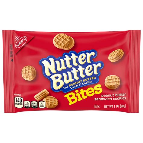 How does Nutter Butter Bites fit into your Daily Goals - calories, carbs, nutrition