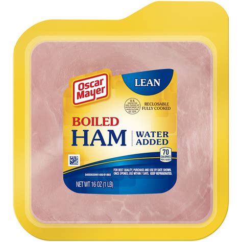 How does OSCAR MAYER, Ham (water added, boiled) fit into your Daily Goals - calories, carbs, nutrition