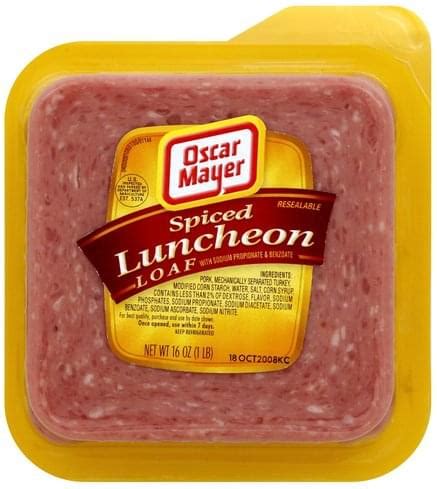 How does OSCAR MAYER, Luncheon Loaf (spiced) fit into your Daily Goals - calories, carbs, nutrition